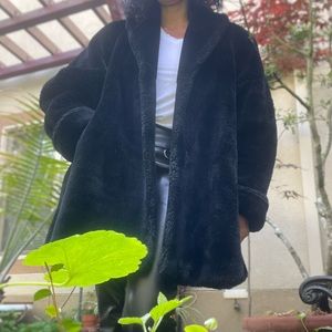 Vintage Faux Fur Coat Made in the USA